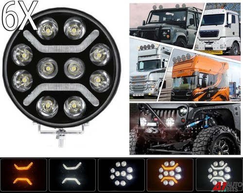 Faro rotondo completo led - completo, a