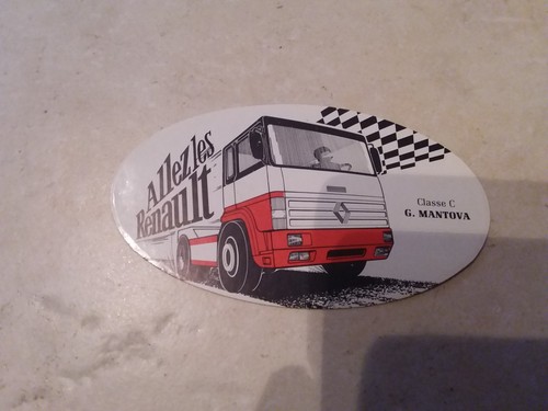 Vecchio adesivo vintage camion